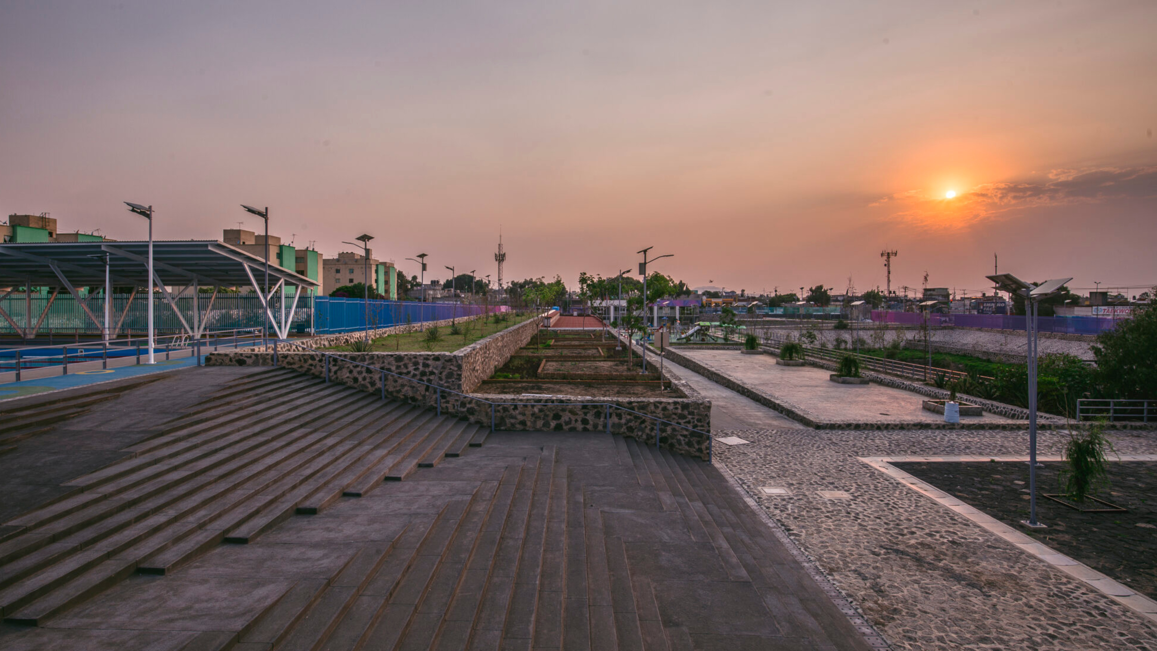 La Quebradora Waterpark in Iztapalapa, Mexico – Holcim Foundation Awards 2017 winner. 