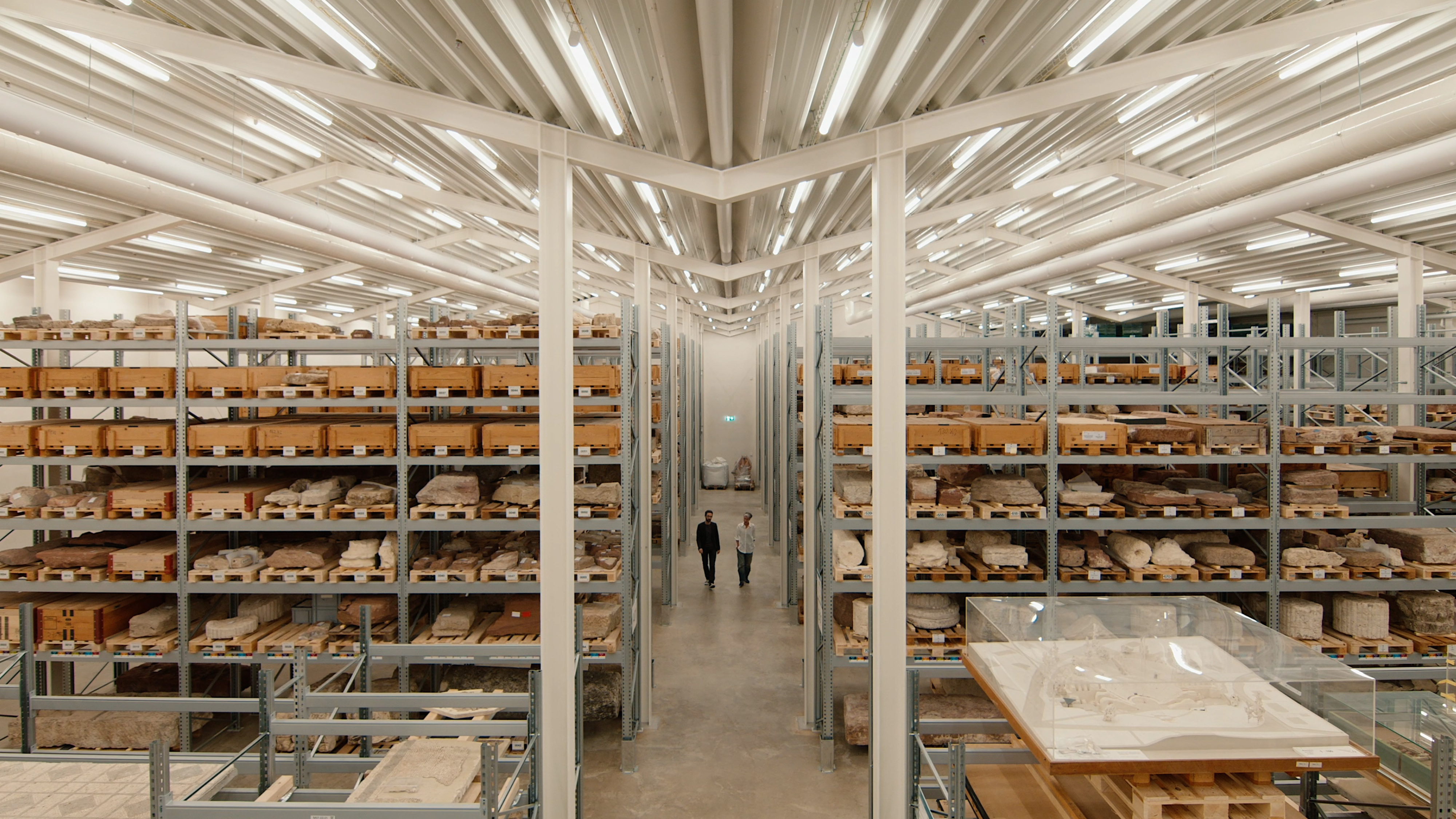 The flexible system will house a collection of more than 1.7 million artifacts for the largest Roman site in Switzerland.